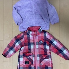 (冬物)女の子90 アウターセット