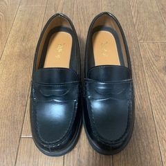 レディース ローファー 黒 23.5センチ
