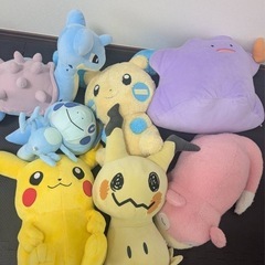 ポケモンぬいぐるみまとめ売り　BIGぬいぐるみの画像