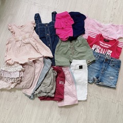 チャリティ☆ 【1着50円！】女の子 夏服 80〜90cm まと...