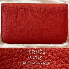 HERMESエルメスドゴンGMドゴンデュオ長財布さいふサイフレディースウォレットの画像