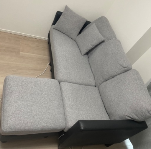 ソファー　L字　オットマン付き