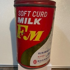 明治乳業　粉ミルクの缶　アンティーク　昭和レトロの画像