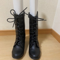 編み上げブーツ　袴、コスプレ