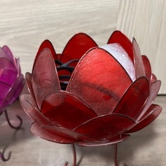 蓮の花風　卓上ランプ　ライト　の画像