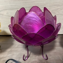 蓮の花風　卓上ランプ　ライト　の画像