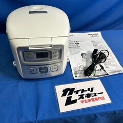【動作保証あり】TIGER タイガー 2021年 JAI-R552-W 3合炊き マイコン炊飯器【管理KRK1089】の画像