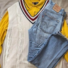 セット売り LEVI’S501 chaps ベスト