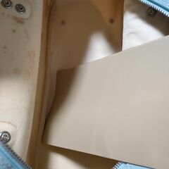 昭和レトロ♪ エナメルスポーツバッグ スポーツマンクラブチャンピオン CHAMPION 水色の画像