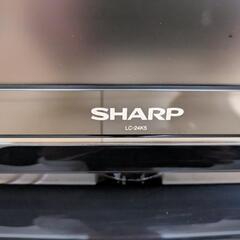 シャープテレビ　24型　ケーブル付きの画像