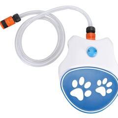 新品未使用　犬水遊び 犬用おもちゃ ペット給水器 踏み噴水式 犬用噴水 犬用おもちゃ 犬用スプリンクラー ホース付き 屋内屋外の画像