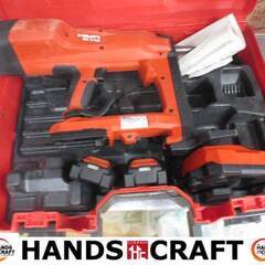 ヒルティ HILTI BX3-L22 コンクリートネイラ 中古品 バッテリー×2 充電器 ※ケース名前消し跡有 【ハンズクラフト宜野湾店】の画像
