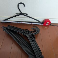 ハンガー30本　黒色統一形。