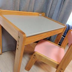 【受付終了】ノスタ　キッズデスク　キッズチェア