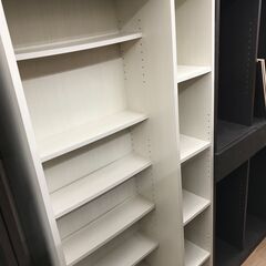 ★ジモティ割あり★  本棚 ホワイト H181×W85×D30 ...
