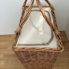 ★★カントリー、ピクニック保冷バスケット、新品★★