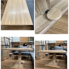 ジモティー限定価格！S380 ⭐ シギヤマ家具 ダイニングコーナーソファセット MISTソファ SAVONA2(サボナ2) 昇降式テーブル USED 美品  の画像