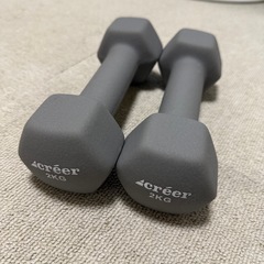 ほぼ未使用！ダンベル2kg