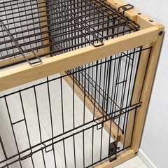 リッチェル　拡張ケージ 犬　中古の画像