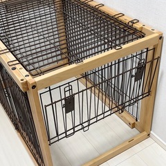 リッチェル　拡張ケージ 犬　中古の画像