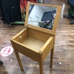 無印良品 ドレッサー 2008WOODEN DRESSER スツール無しの画像