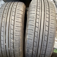 フリード ホンダ純正 スチールホイール 15インチ 15×6J 夏タイヤ 185/60R15 ヨコハマ 18年製の画像