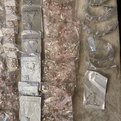 ウェディング　アクセサリーと包装資材　一式　まとめ売りの画像