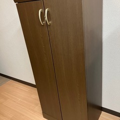 靴箱　シューズボックス　6段　棚板5枚 木目調　の画像