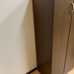 靴箱　シューズボックス　6段　棚板5枚 木目調　の画像