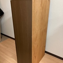 靴箱　シューズボックス　6段　棚板5枚 木目調　の画像