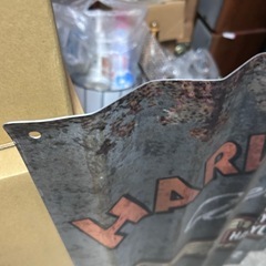 ハーレーダビッドソン　Harley-Davidson おしゃれな　スチール看板の画像