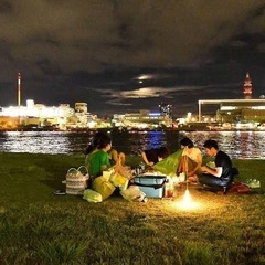 珍しい夜ピクニック！？