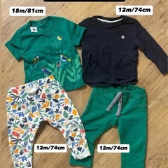 子ども服まとめ売り　プチバトー　その他　70-80cm