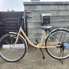 使用浅！美車　乗って帰れます。オートライト26インチ自転車の画像