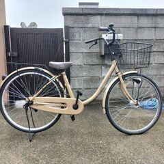 使用浅！美車　乗って帰れます。オートライト26インチ自転車の画像
