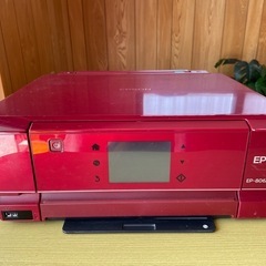 【中古】EPSON インクジェット複合機 Colorio EP-806AR 無線 有線 スマートフォンプリント Wi-Fi Direct レッドの画像