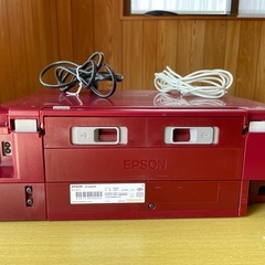 【中古】EPSON インクジェット複合機 Colorio EP-806AR 無線 有線 スマートフォンプリント Wi-Fi Direct レッドの画像