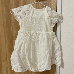 H&M ワンピース　ベビー　女の子　70cmの画像