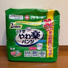 うす型　やわ楽パンツ(成人用紙パンツの画像