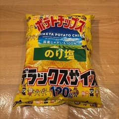 ポテトチップス　デラックスサイズ　のり塩の画像