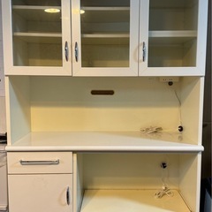 食器棚 白 無料   