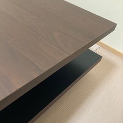 LOWYA【美品】【完売品】ローテーブル 収納付き　日本製の画像