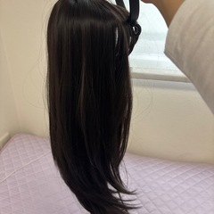 ウィッグ　ダークブラウンの画像