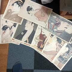 歌麿　写楽　額付き　全20枚の画像