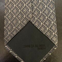 【美品】COMME CA DU MODE ネクタイ シルク100% 日本製の画像