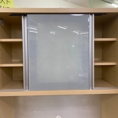 【愛品館 江戸川店 】2枚スライド扉 キッチンボード Oliver（オリバー）の画像