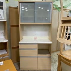 【愛品館 江戸川店 】2枚スライド扉 キッチンボード Oliver（オリバー）の画像