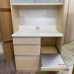 【愛品館 江戸川店 】2枚スライド扉 キッチンボード Oliver（オリバー）の画像