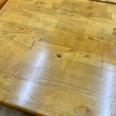 折りたたみローテーブル4点セット　座卓の画像