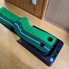美品パター練習用ゴルフマットの画像